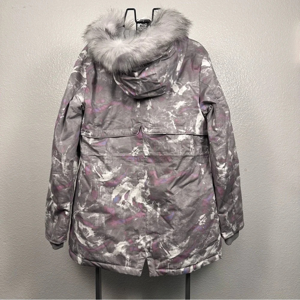 K Jordan | Stylish Gray and Purple‎ Women's Jacket